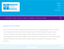 Tablet Screenshot of diakonie-schwerte.de